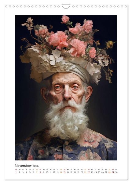 Produktbild: Auch M&auml;nner m&ouml;gen Blumen (Wandkalender 2026 DIN A3 hoch), CALVENDO Monatskalender