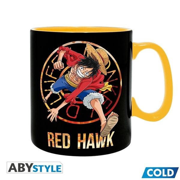 Produktbild: ONE PIECE - Mug Heat Change - 460 ml - Luffy & Sabo-cardboard box