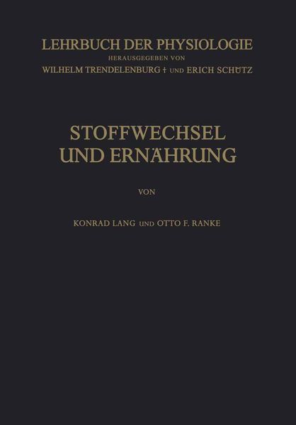 Produktbild: Stoffwechsel und Ern&auml;hrung