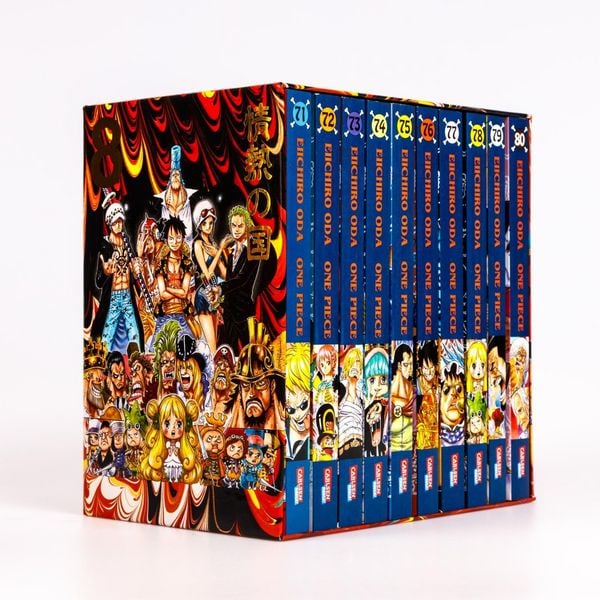 Produktbild: One Piece Sammelschuber 8: Dressrosa (inklusive Band 71-80)