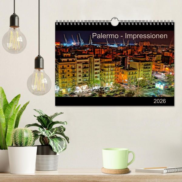 Produktbild: Palermo - Impressionen (Wandkalender 2026 DIN A4 quer), CALVENDO Monatskalender