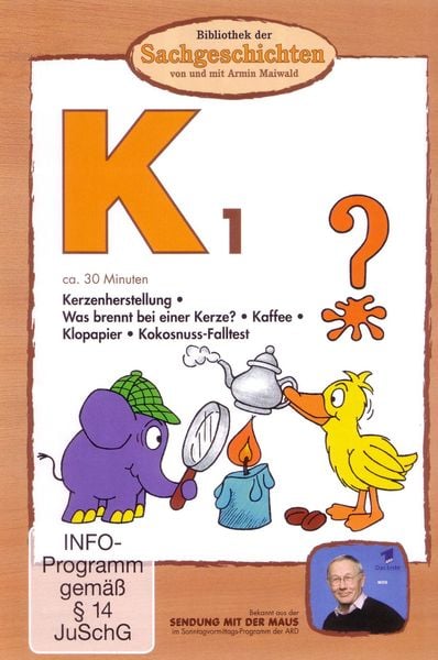 Produktbild: K1 - Kerzenherstellung/Was brennt bei einer Kerze?/Kaffee/Klopapier/Kokosnuss-Falltest (Bibliothek der Sachgeschichten)