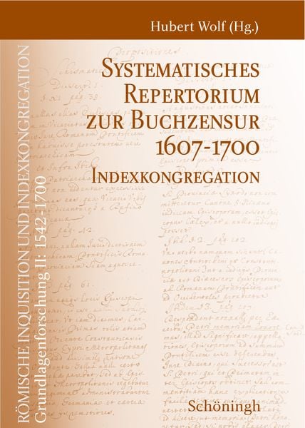 Systematisches Repertorium zur Buchzensur 1607–1700