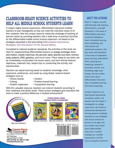 Produktbild: Activities for the Differentiated Classroom