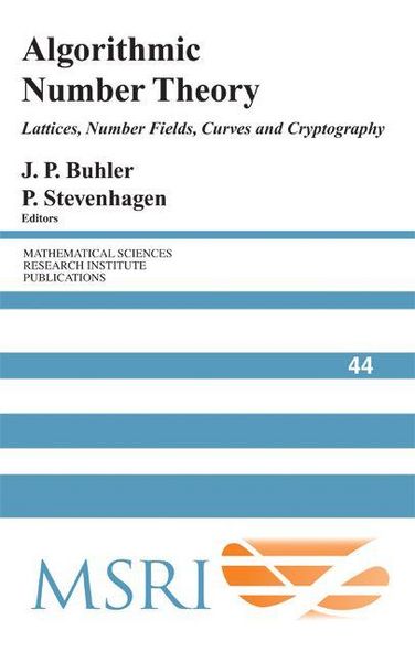 Produktbild: Algorithmic Number Theory