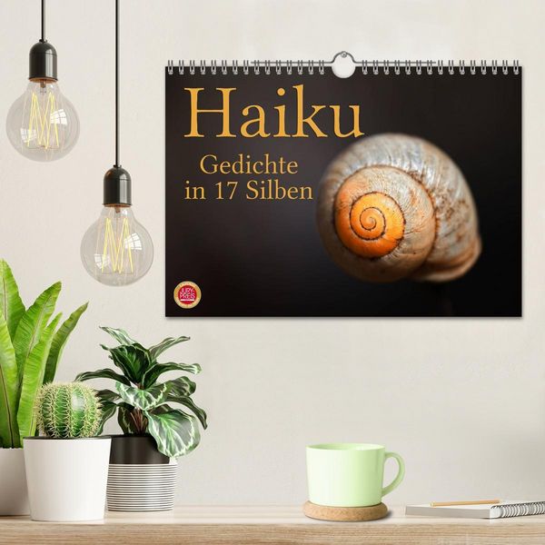 Produktbild: Haiku - Gedichte in 17 Silben (Wandkalender 2026 DIN A4 quer), CALVENDO Monatskalender