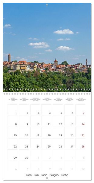 Produktbild: Rothenburg ob der Tauber - Medieval town in Germany (Wall Calendar 2026 12 &times; 12 Inch) CALVENDO 12 Month Wall Calendar
