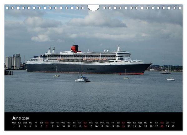 Produktbild: Cruise Southampton (Wall Calendar 2026 DIN A4 landscape), CALVENDO 12 Month Wall Calendar