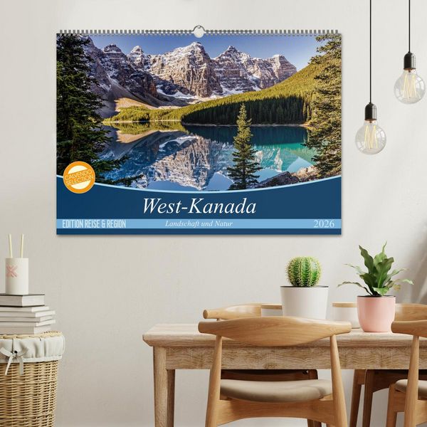 Produktbild: West-Kanada (Wandkalender 2026 DIN A2 quer), CALVENDO Monatskalender