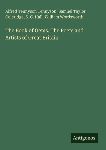 Produktbild: The Book of Gems. The Poets and Artists of Great Britain