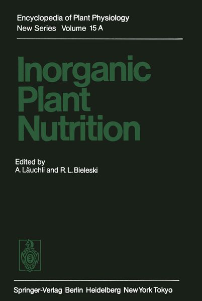 Produktbild: Inorganic Plant Nutrition