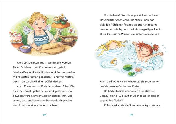 Produktbild: Rubinia Wunderherz, die mutige Waldelfe (Band 3) - Der verschwundene Fluss