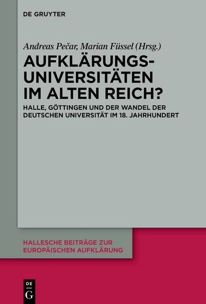 Produktbild: Aufkl&auml;rungsuniversit&auml;ten im Alten Reich?
