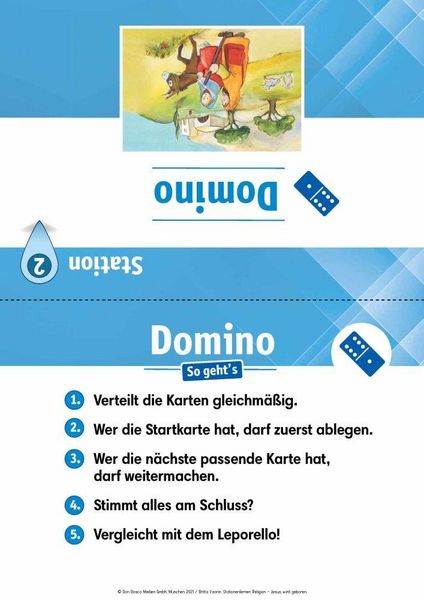 Produktbild: Arbeitsmaterial Grundschule. Stationenlernen Religion: Jesus wird geboren