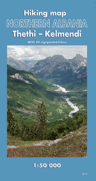 Produktbild: Hiking Map Northern Albania
