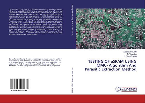 Produktbild: TESTING OF eSRAM USING MMC- Algorithm And Parasitic Extraction Method