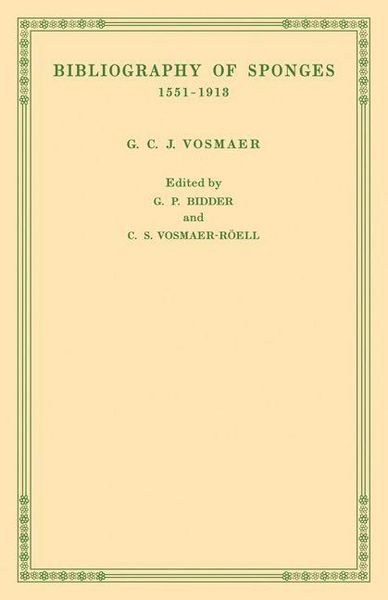 Produktbild: Bibliography of Sponges 1551 1913