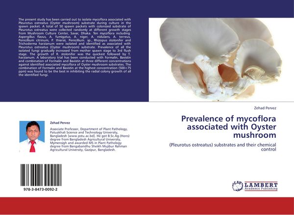 Produktbild: Prevalence of mycoflora associated with Oyster mushroom