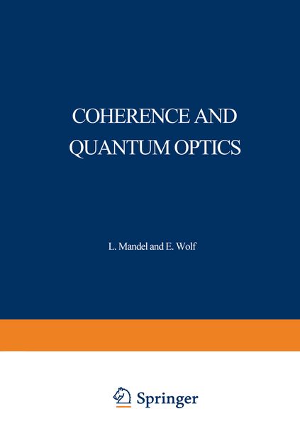Produktbild: Coherence and Quantum Optics