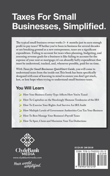 Produktbild: Taxes for Small Businesses QuickStart Guide