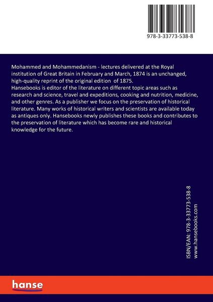 Produktbild: Mohammed and Mohammedanism