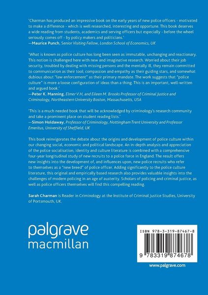 Produktbild: Police Socialisation, Identity and Culture