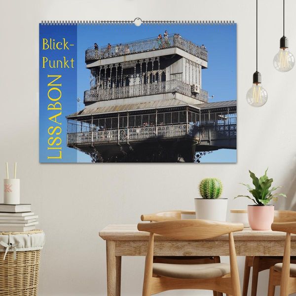 Produktbild: BlickPunkt Lissabon (Wandkalender 2026 DIN A2 quer), CALVENDO Monatskalender