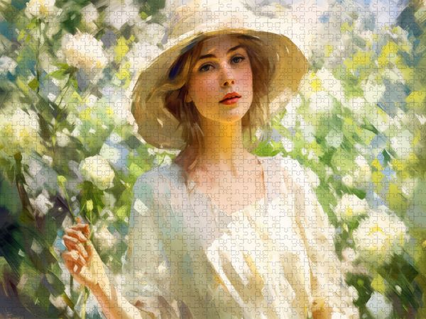 Produktbild: CALVENDO Puzzle In einem bl&uuml;henden Garten | 2000 Teile Lege-Gr&ouml;&szlig;e 90x67cm Foto-Puzzle f&uuml;r gl&uuml;ckliche Stunden