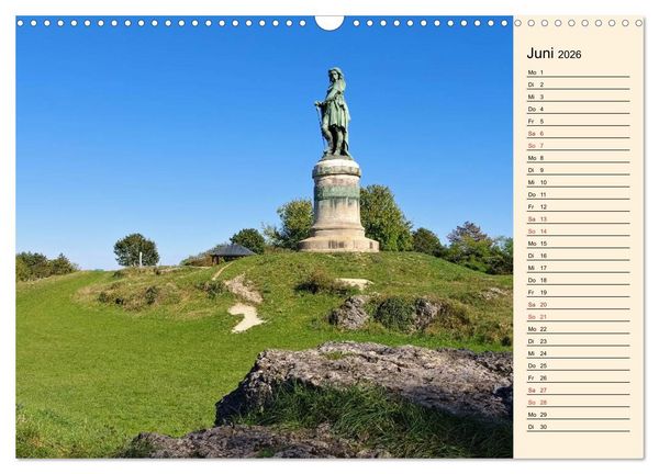 Produktbild: Burgund - Das gr&uuml;ne Herz Frankreichs (Wandkalender 2026 DIN A3 quer), CALVENDO Monatskalender