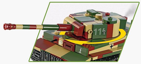 Produktbild: COBI Historical Collection 2735 - Panzer KPFW.VI TIGER AUSF.E, Bausatz 1:48, 422 Klemmbausteine