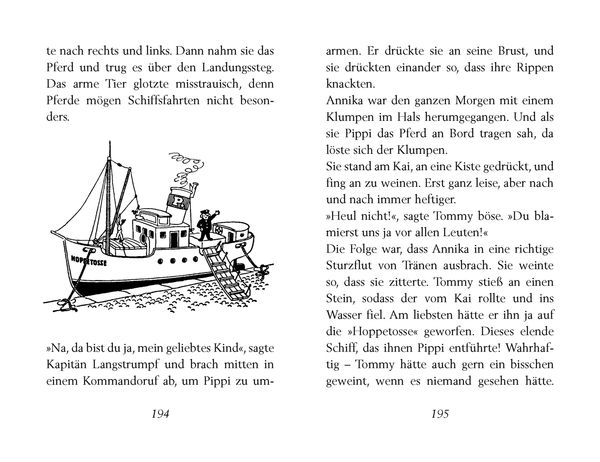 Pippi Langstrumpf geht an Bord