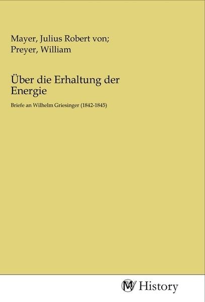 Produktbild: &Uuml;ber die Erhaltung der Energie