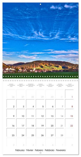 Produktbild: Les paysages d'Allemagne (Calendrier mural carr&eacute; 2026 30x30 cm) Calendrier double avec une page pour vos prises de notes