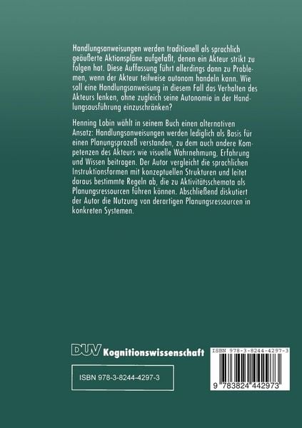 Produktbild: Handlungsanweisungen