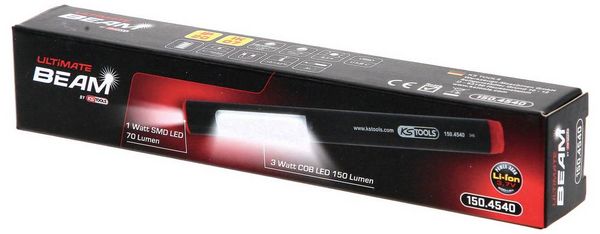 Produktbild: KS Tools UltimateBEAM Aluminium LED-Stiftlampe Li Arbeitsleuchte