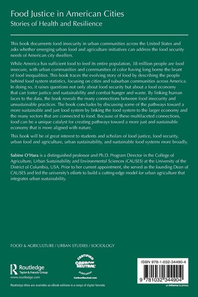Produktbild: Food Justice in American Cities
