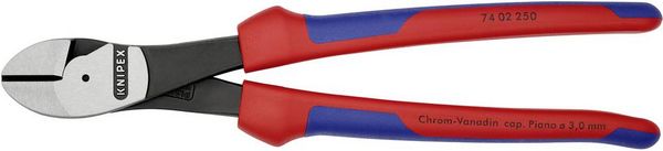 Produktbild: Knipex 74 02 250 Werkstatt Kraft-Seitenschneider mit Facette 250mm