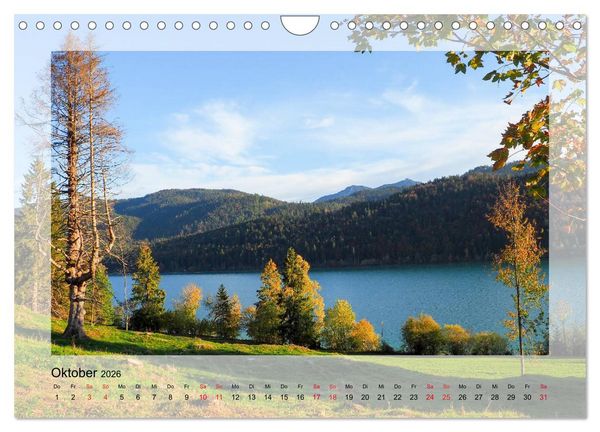 Produktbild: Walchensee (Wandkalender 2026 DIN A4 quer), CALVENDO Monatskalender