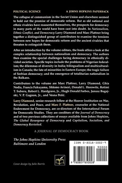 Produktbild: Nationalism, Ethnic Conflict, and Democracy