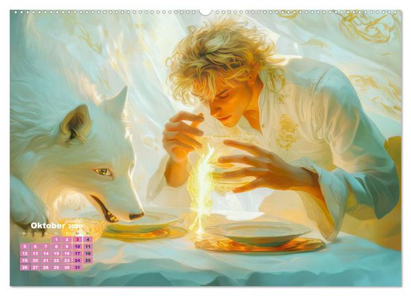 Produktbild: Fantasie ist Trumpf - Ein Blick in eine Fantasiewelt (Wandkalender 2026 DIN A2 quer), CALVENDO Monatskalender