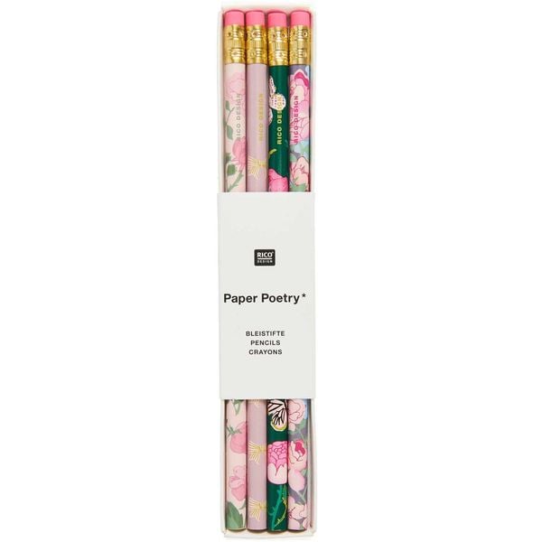 Produktbild: Bleistiftset La Vie en Rose, 4 Stk.