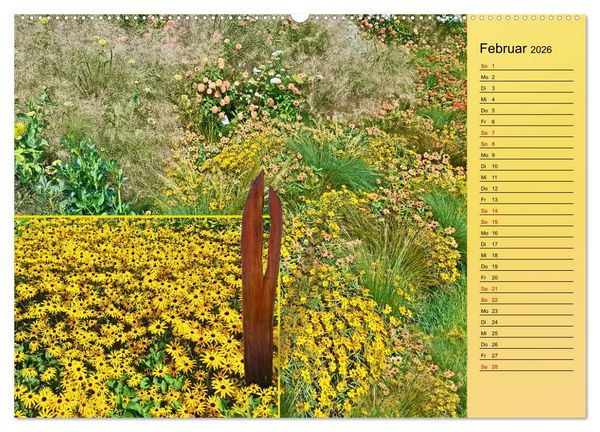 Produktbild: Bl&uuml;hende Gartenparks in Mannheim (hochwertiger Premium Wandkalender 2026 DIN A2 quer), Kunstdruck in Hochglanz