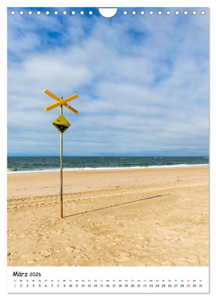 Produktbild: Sehnsucht nach Sylt (Wandkalender 2026 DIN A4 hoch), CALVENDO Monatskalender