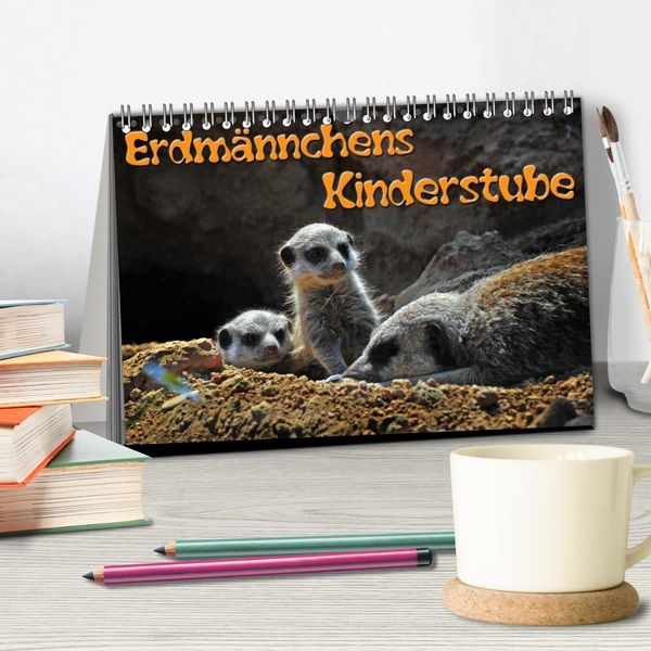 Produktbild: Erdm&auml;nnchens Kinderstube (Tischkalender 2026 DIN A5 quer), CALVENDO Monatskalender