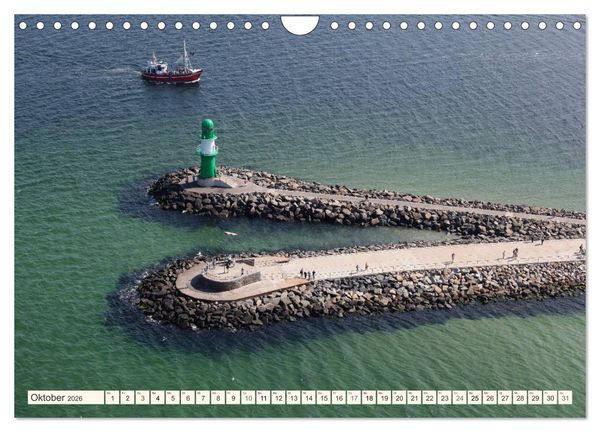 Produktbild: Seebad Warnem&uuml;nde (Wandkalender 2026 DIN A4 quer), CALVENDO Monatskalender