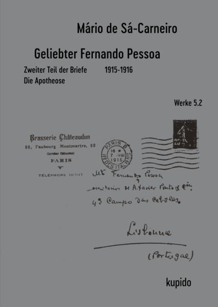 Produktbild: Geliebter Fernando Pessoa Zweiter Teil der Briefe 1915-1916