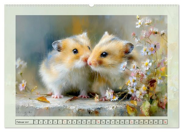 Produktbild: Hamster. Niedliche Nager im Garten (Wandkalender 2027 DIN A2 quer), CALVENDO Monatskalender