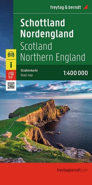 Produktbild: freytag & berndt Stra&szlig;enkarte Schottland - Nordengland 1:400.000