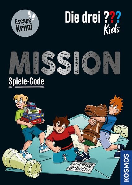 Produktbild: Die drei ??? Kids, Mission Spiele-Code