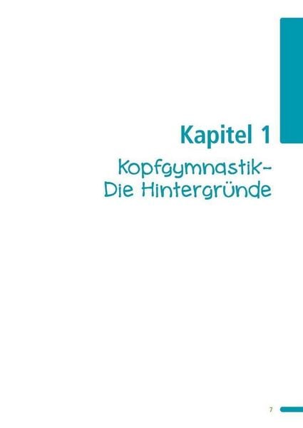 Produktbild: Praxisbuch Kopfgymnastik f&uuml;r Kinder